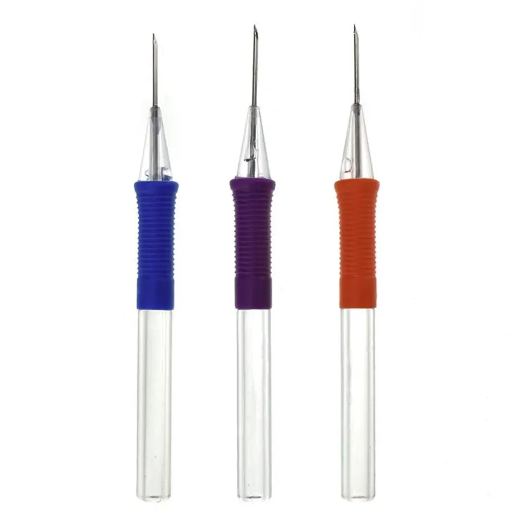 

Magic Embroidery Pen Punch Needle DIY Hand Embroidery Pen Manual Cross-Stitch Embroidery Tool Accessories