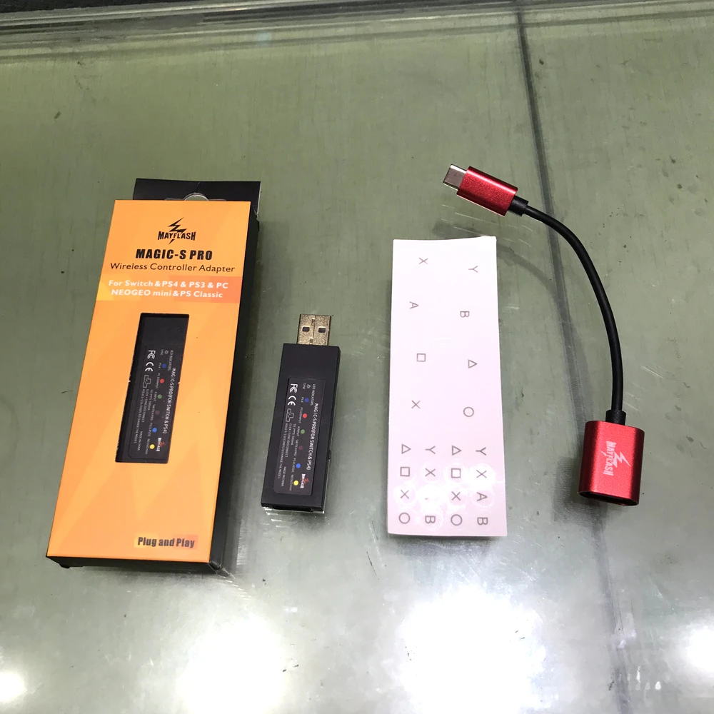 Mayflash Magic S Pro Wireless For Nintend Switch Ps4 Ps3 Xbox One S 360 Pc Controller Fighting Stick Adapter Replacement Parts Accessories Aliexpress
