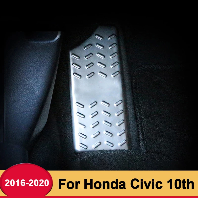 

Подставка-педаль сцепления для Honda Civic 10, 2016, 2017, 2018, 2019, 2020, 2021, металлические аксессуары для салона
