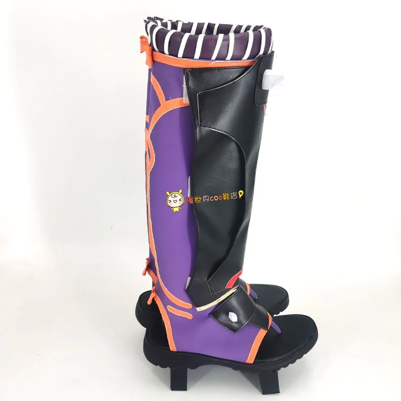 

Game Genshin Impact Arataki Itto Cosplay Shoes High Boots Halloween Carnival Fancy Party Cosplay Props Birthday Gifts