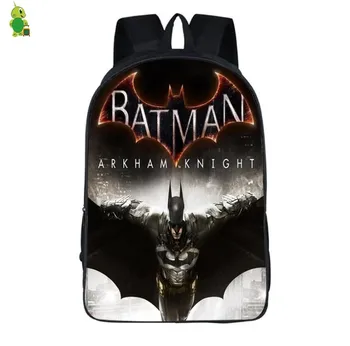 

New Superman Batman Backpack School Bags for Teenage Girls Boys Laptop Backpack Women Men Casual Rucksack Travel Shoulder Bags
