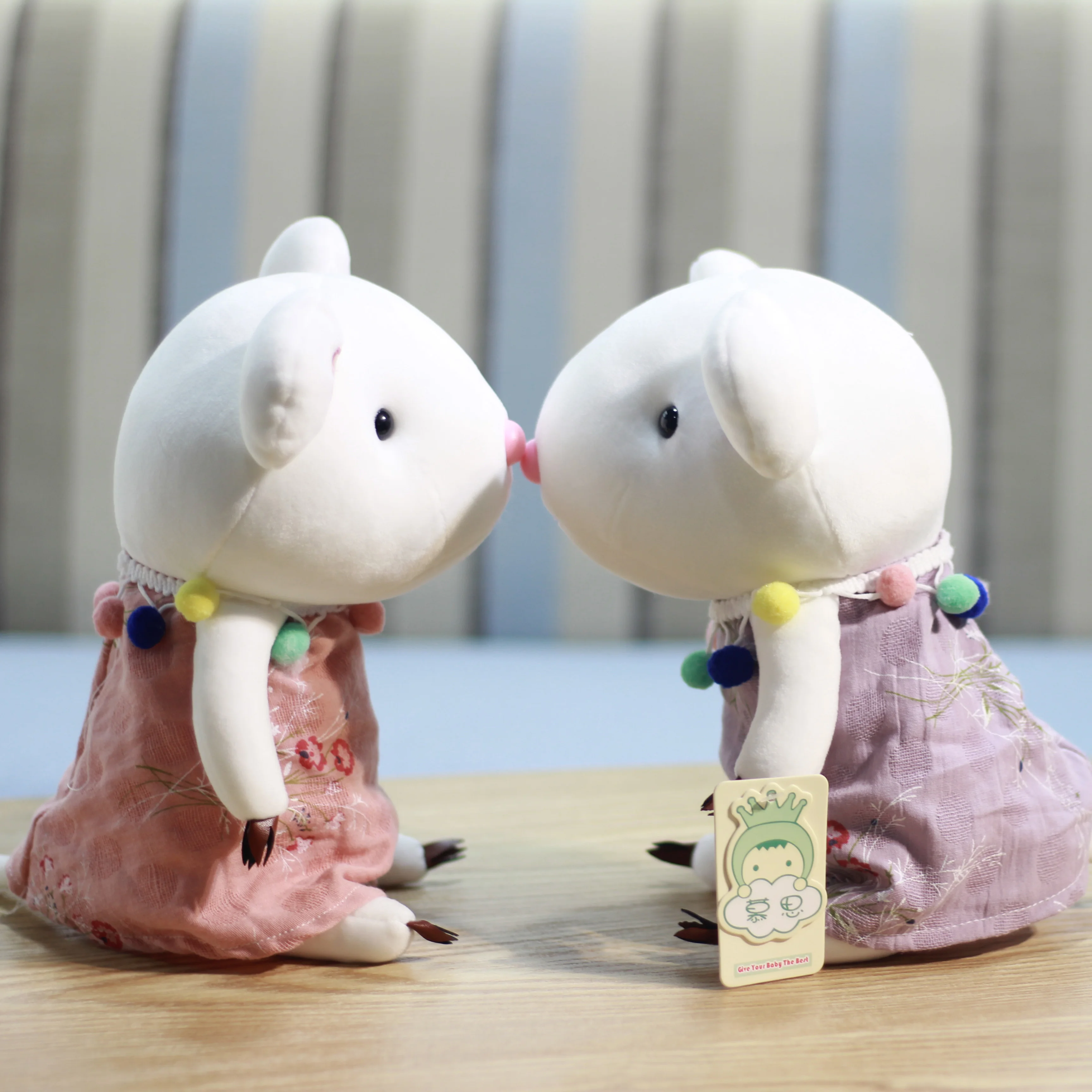 Candice guo, плюшевая игрушка, кукла,, Зодиак, китайский год, мышь, крыса, Цветочное платье, подарок на день рождения, подарок на Рождество, 1 шт