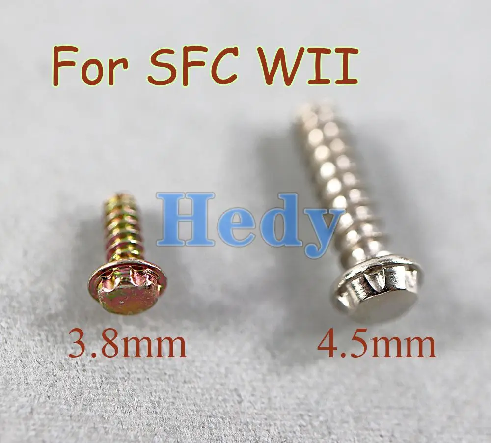 300Pcs 3.8Mm 4.5Mm Viti Di Sicurezza Per Nintendo Snes Ngc N64 Nes N64 Gb Sfc Wii Cartucce Vite Torx