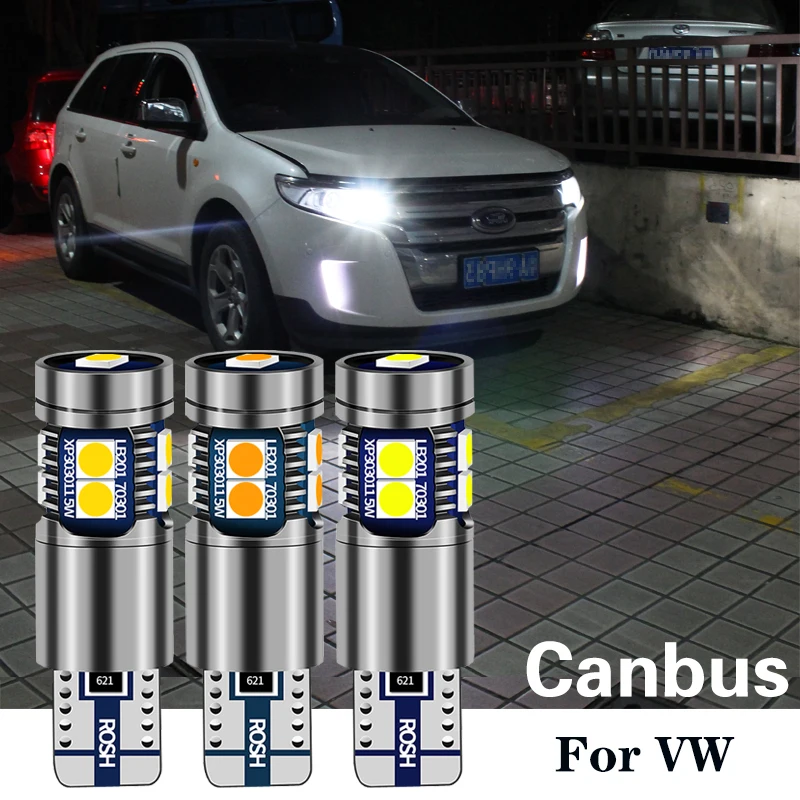 1 шт. W5W T10 Canbus светодиодный габаритный фонарь для vw golf 4 5 6 7 passat b6 b5 b7 touran touareg polo 6r 9n
