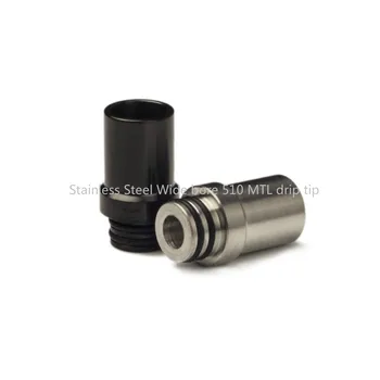 

Ataman V3 RTA/LE Dripper RDA/Eleaf GS Air 2 Tank drip tip Replacement Stainless Steel Wide bore 510 MTL drip tip
