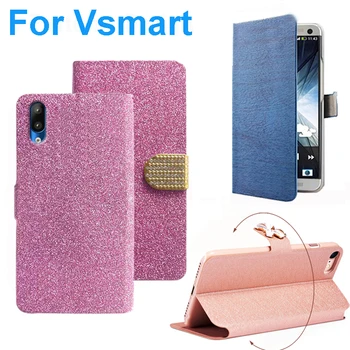 Перейти на Алиэкспресс и купить 3 стиля для Vsmart Live Star чехол Мягкие кожаные для телефона чехол-кошелек с функцией подставки чехол для Vsmart Joy 2 Plus Bee защитный чехол