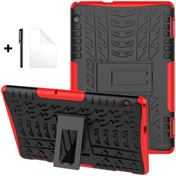 

Case for Huawei MediaPad T5 10 10.1 AGS2-W09/L09/L03/W19 Kids Case Heavy Duty Hybrid Shockproof Cover with Kickstand Tablet Case