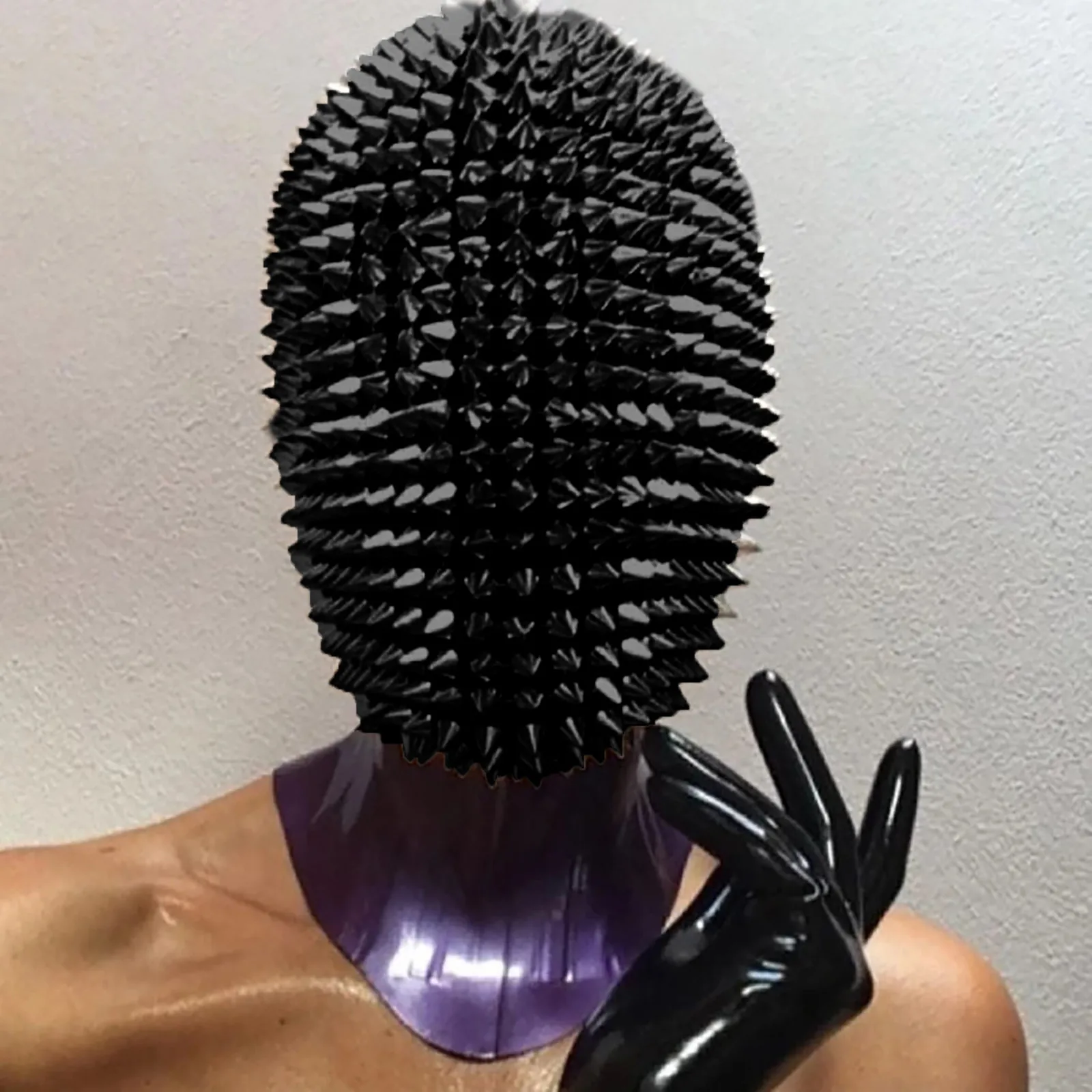 funny mask Studded Spikes Full Face Jewel Margiela Cover Holiday Halloween party Cosplay Horror Mascaras Masquerade Masque | Дом и сад