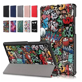 

For Lenovo Tab M8 TB-8505X TB-8505F 8 inch Tablet Magnetic Flip Stand PU Leather Cover Case