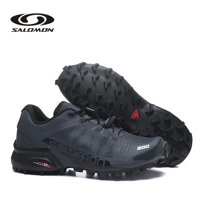 Men-Cross 5-5 Salomon speed CROSS Pro 2 мужские кроссовки Красные Мужские дышащие фехтовальные кроссовки Salomon speed Cross 5 мужские кроссовки беговые кроссовки - Цвет: Men-Cross 5-5