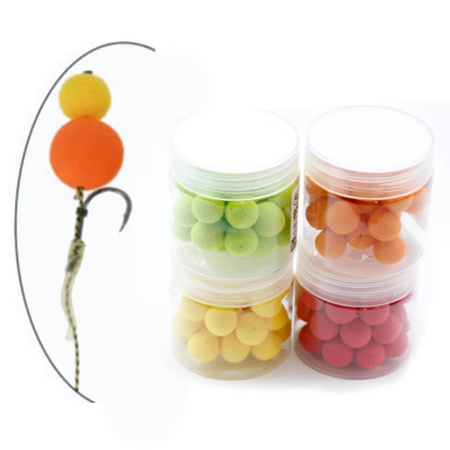 900pcs Soft Carp Fishing Bait Lure Ups Float Ball Floating Beads