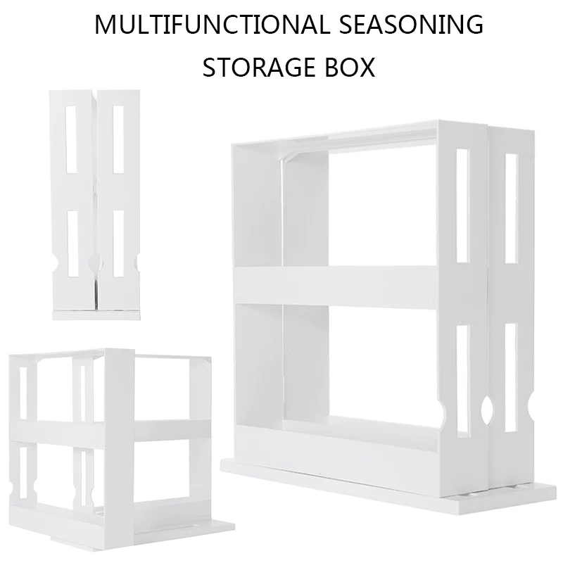 1 Набор многофункциональная вращающаяся стойка для хранения банок и