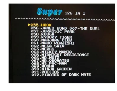 126 Hot games in one cartridge for Megadrive Genesis consoles 126 in 1game caridge for sega consoles video game cartridge