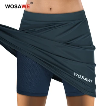 

WOSAWE Women Motorcycle Shorts Motocross Skirt with Underpant Ski Skating Cycling Motocross Protective Gear Hip Protector