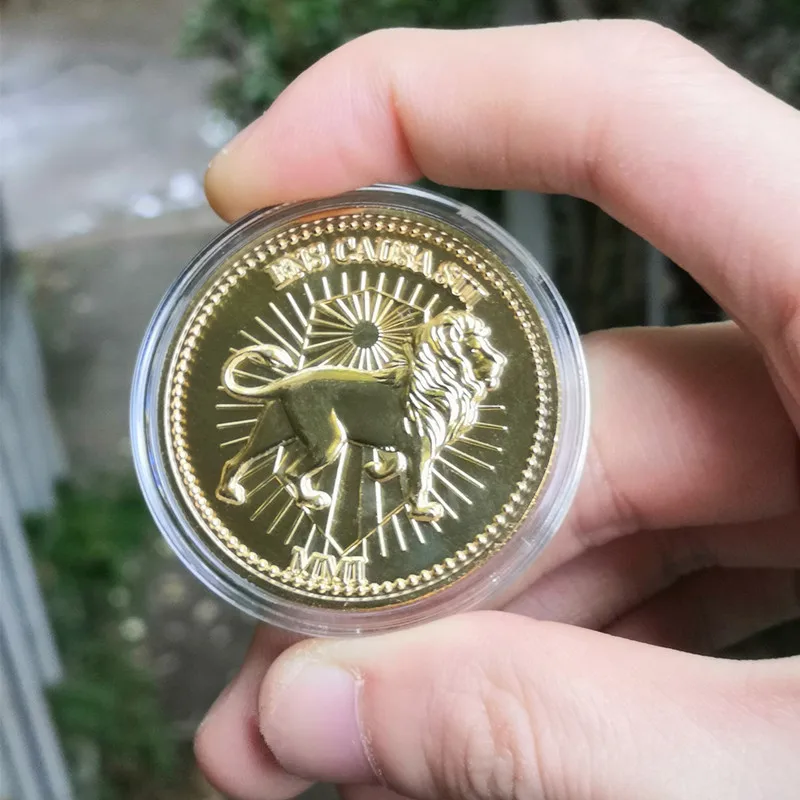 Movie John Wick Continental Hotel Gold Coin Cosplay Props Replica Accessories | Тематическая одежда и униформа