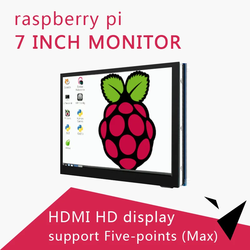 7-дюймовый сенсорный экран Raspberry Pi дисплей 7 дюймов 1024 × 600 HDMI интерфейс поддержка
