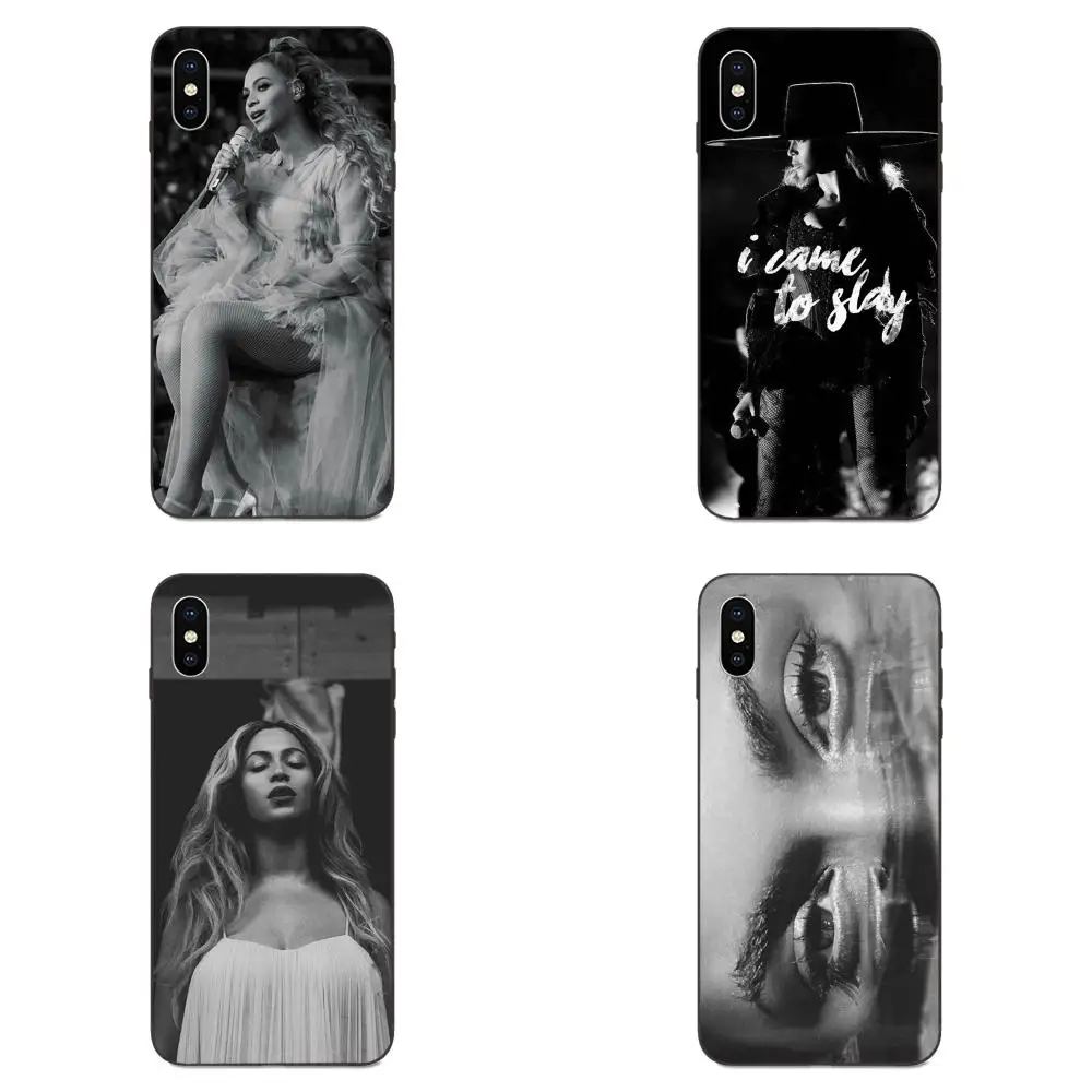 

For Apple iPhone 4 4S 5 5S SE 6 6S 7 8 Plus X XS Max XR Soft Silicone TPU Black Friendship Cell Phone Case Byn16 Beyonce