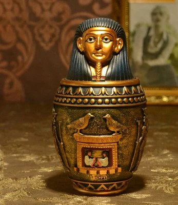 S pharaoh 10X18.5 Урна для домашних животных египетский фараон стиль погребальные принадлежности для домашних животных больших и средних собак урна распечатка - Цвет: S pharaoh 10X18.5