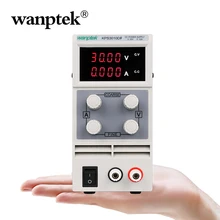 Wanptek 4 Digits Display DC Switching Power Supply 60V 30V 15V 3A 10A 5A Regulated Laboratory Power Supply Adjustable With Cable mayitr dc power supply adjustable switching regulated lcd dual digital display 30v 10a with power line