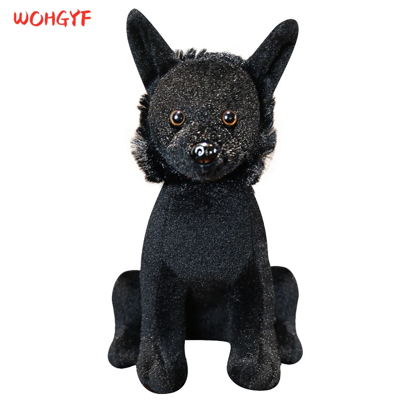 black german shepherd stuffed animal