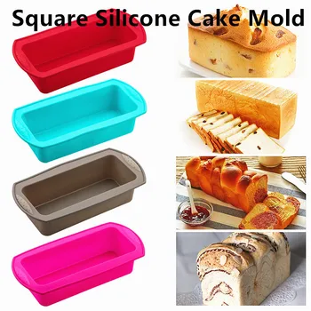 

1PC Silicone Cake Round Square Shape Mold Kitchen Bakeware DIY Desserts Baking Mold Mousse Cake Moulds Baking Pan Tools