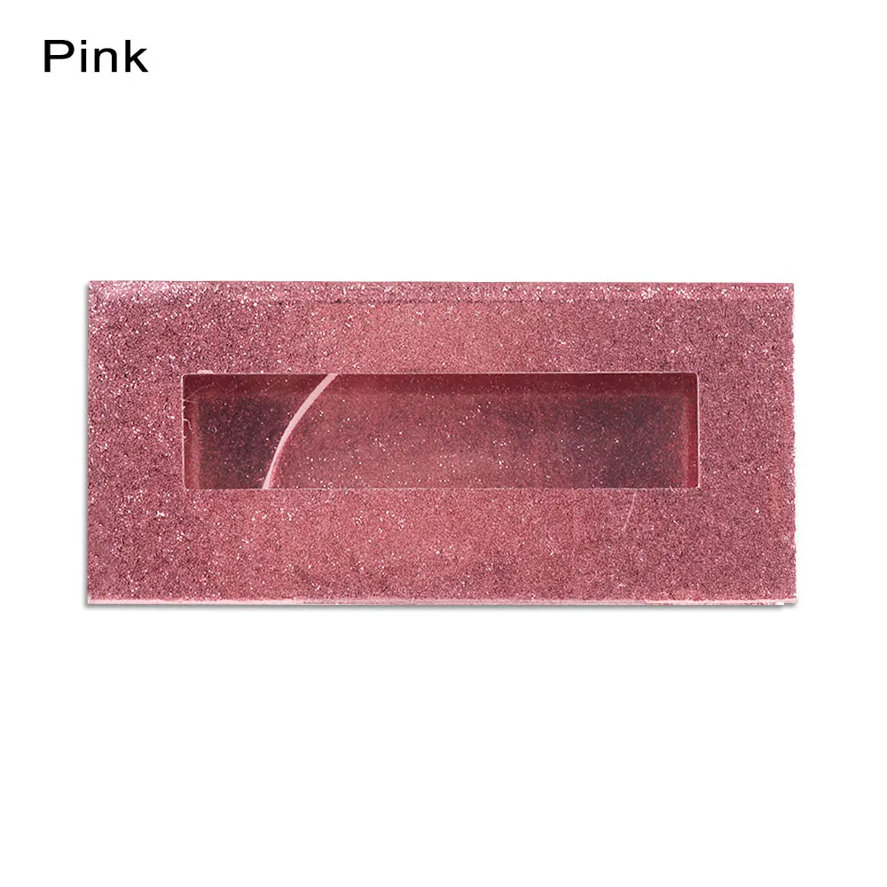 B-pink 1 шт. цветные прозрачные пластиковые накладные Ресницы Коробка Блестящий лазер Магнитный накладные ресницы чехол для хранения ресниц упаковочные аксессуары - Цвет: B-pink