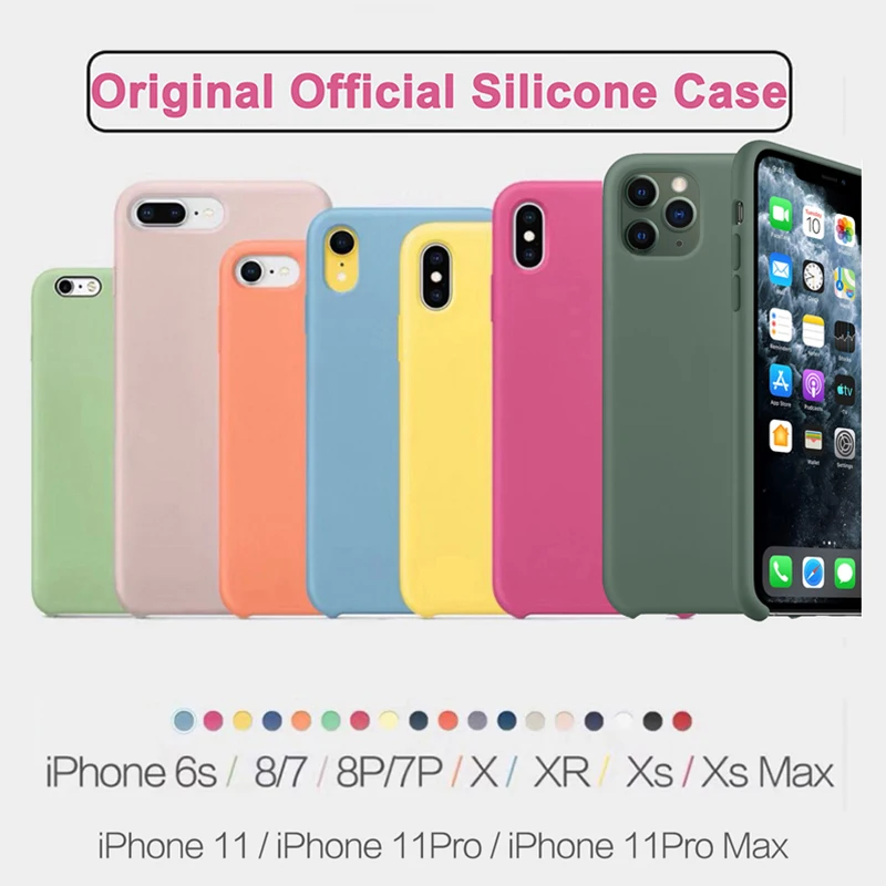 Оригинальный брендовый роскошный силиконовый чехол для телефона iPhone XR X XS Max 7 8 6 6s