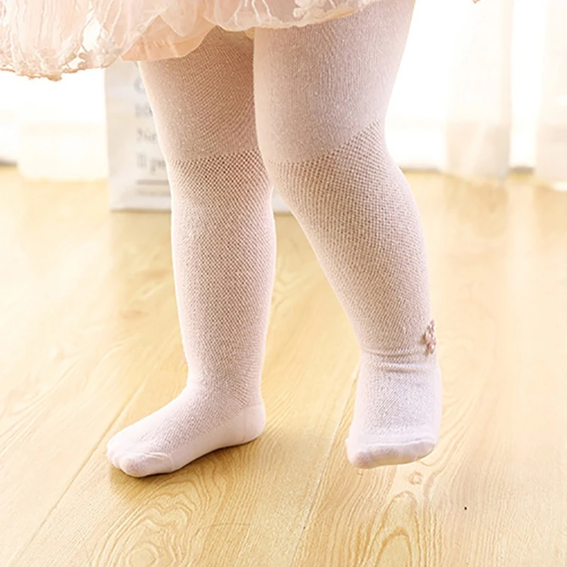 yellow infant tights