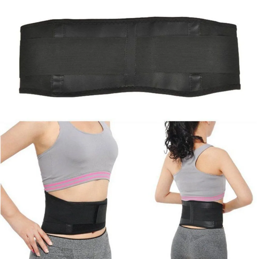 Adjustable Tourmaline Self-Heating Magnetic Waist Belt Lumbar Brace Support Back Waist Brace Strap Pain Relieve