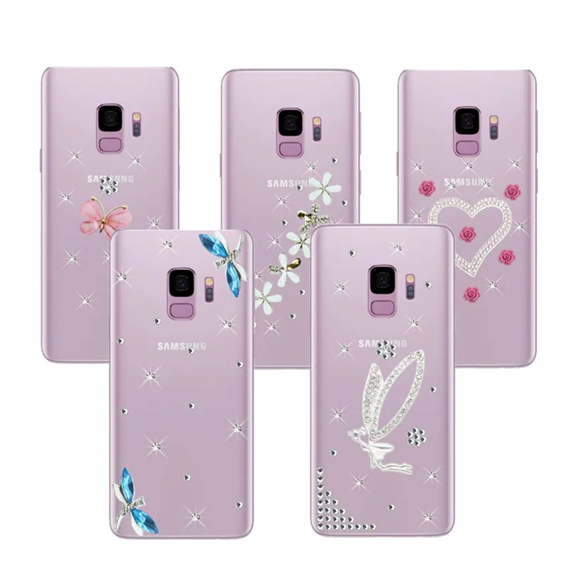 A6 2018 A8 Plus Bling Rhinestone Case for Samsung Galaxy J7 NEO J3 J5 A3 A5 A7 2016 2017 S8 S9 S10 PLUS S10E A2 Core Cover |