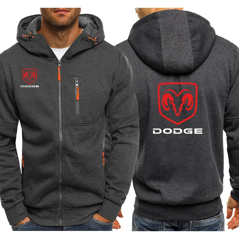 Куртка Для мужчин Dodge автомобильный брелок с логотипом, принт Повседневное в стиле «хип-хоп» Толстовка Harajuku толстовки с капюшоном мужская молния толстовки человек одежда с капюшоном - Цвет: 03