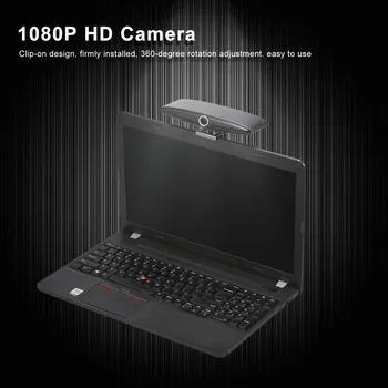 

USB2.0 HD 1080P Webcam Camera Web Camera with Noise Isolation Microphone Monitor PC Laptop Camera Home Use for Video Conference