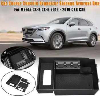 

New Car central armrest box For MAZDA CX-8 CX-9 2016-2019 CX8 CX9 Interior Accessories Stowing Tidying Center Console Organizer