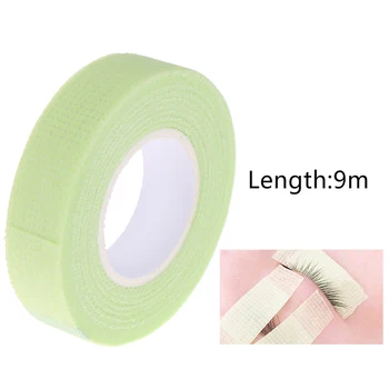

Newest Green Medical Non-woven Breathable False Eyelash Extensions Fabric Eyelash Extension Supply With Holes Makeup Tools