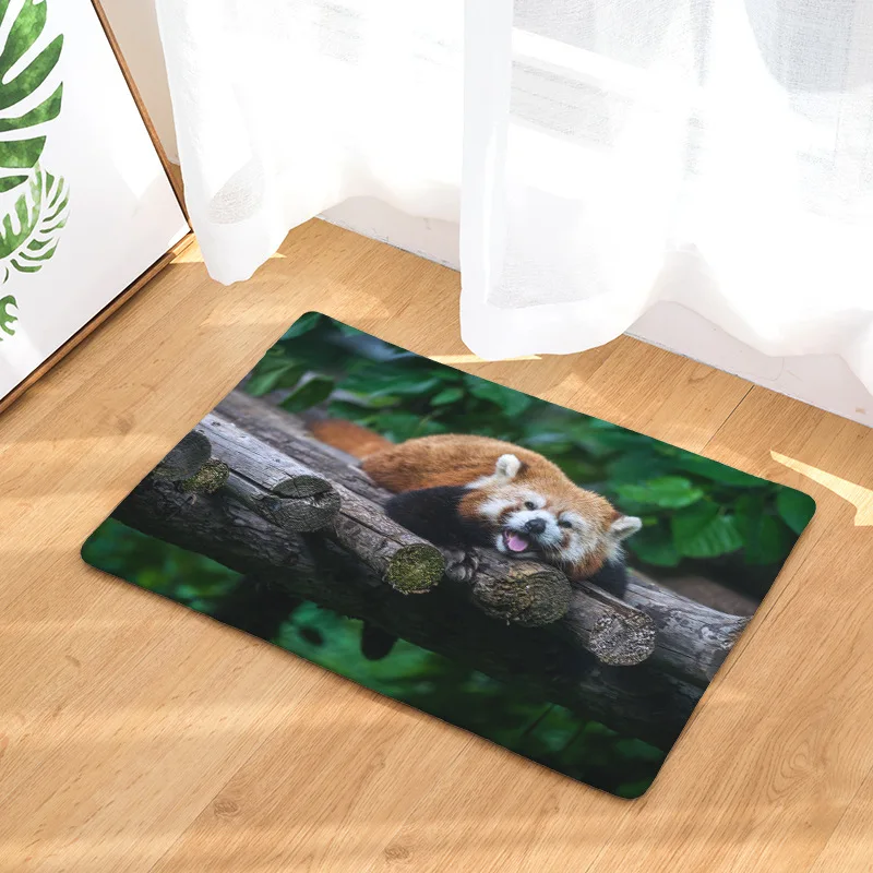 3D животное пол из микроволокна коврики для дома гостиной домашние коврики современные ванная комната противоскользящие ковры моющиеся коврики