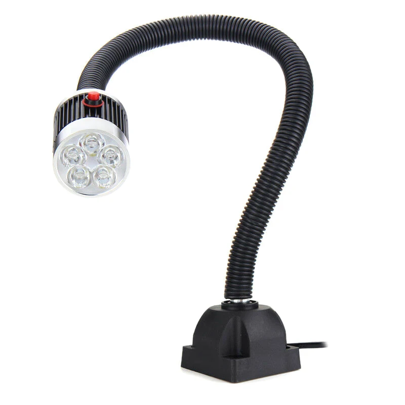 

110V-220V 5W LED Lamp Sewing CNC Machine Magnetic Base Gooseneck Working Led Machine Tool Light US Plug