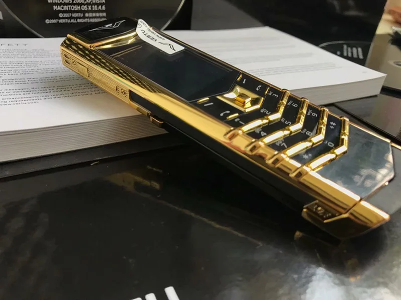 Стиль риттал Vertu мобильный телефон K8+ красивый внешний вид высшего класса роскошный моноблок маленький экран мужской мобильный телефон