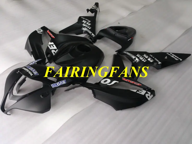 Инжекторный комплект для HONDA CBR600RR F5 07 08 CBR 600 RR CBR 600 RR CBR 600 2007 2008 матовые черные обтекатели комплект+ подарки HJ39