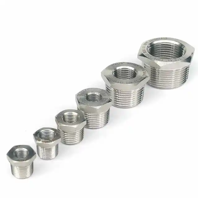 범용적이고 안정적인 파이프 작업을 위한 고품질 200 바 감소 304 스테인리스 스틸 감소 부싱