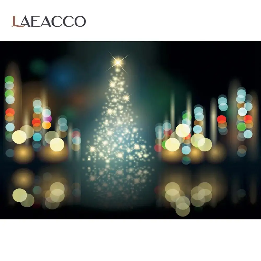 

Photography Backdrop Christmas Festivals Shiny Star Fantasy Polka Dots Light Bokeh Party Portrait Photo Background Photo Studio