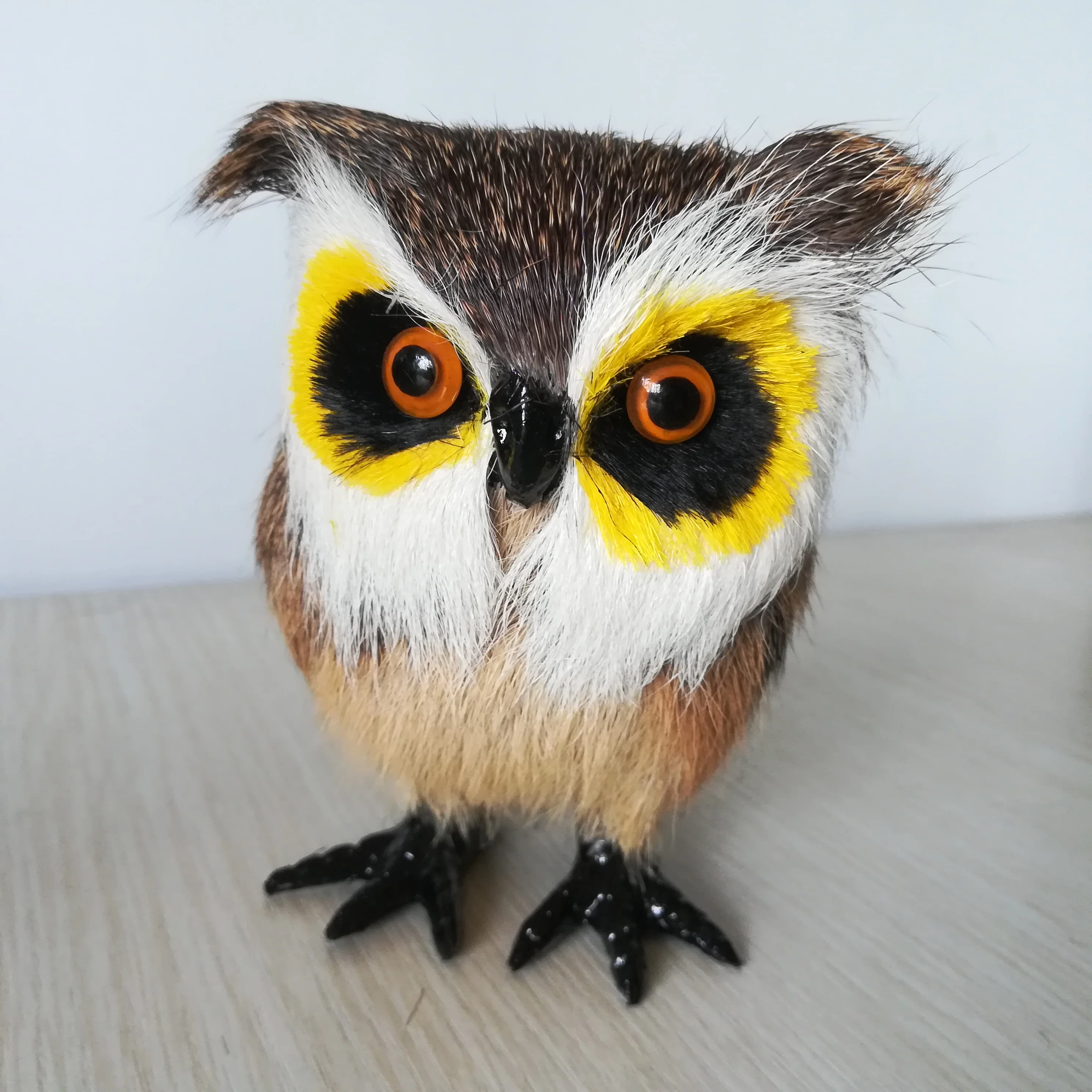 Details about   Tabletop Owl Model Lifelike Owl Toy Stable Owl Model Home Decor Decoration For 