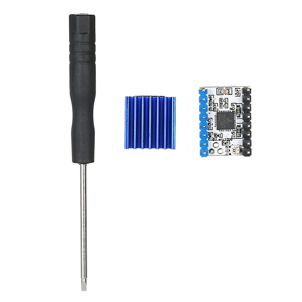 5 шт./4 шт./3 шт. 3d принтер шаговый двигатель драйвер TMC2208V1.2 Stepstick немой драйвер модуль с теплоотвода отвертка шаговый двигатель