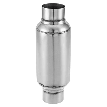 

2.5 Inch Inlet Universal Resonator/Performance Muffler Stainless Steel 11.5 Inch