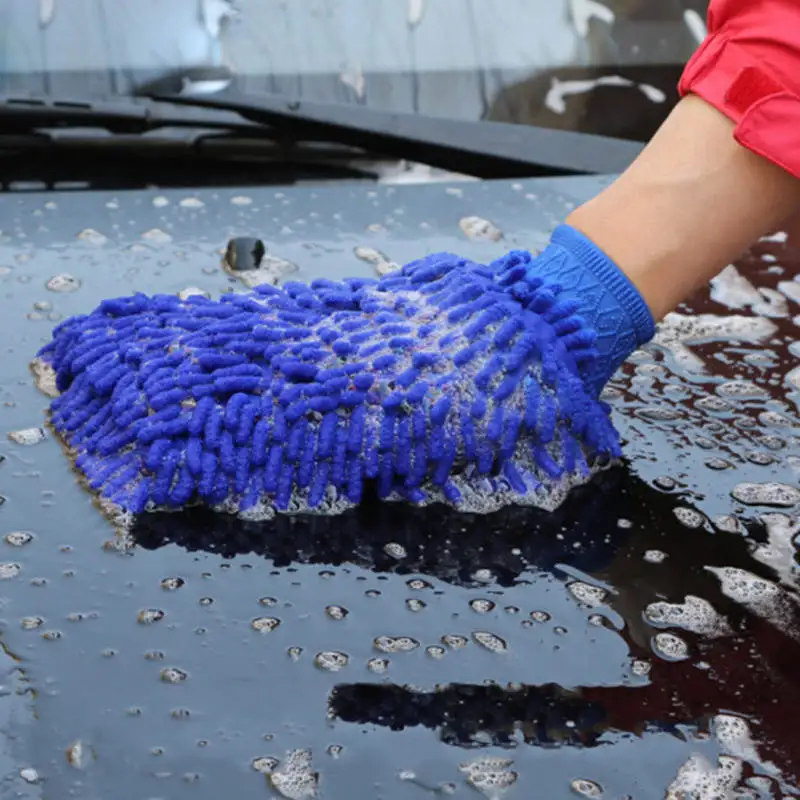 Car Wash Glove Washing Tool Auto Care Tool For Chevrolet Cruze Trax Aveo Lova Sail Epica Captiva Volt Camaro Cobalt