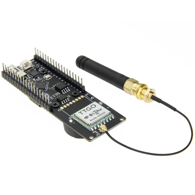 ABKT-Ttgo T-Fox 20Db Lora32 V1.1 Esp32 Lora Oled 0,96 дюймовый Bluetooth Wifi беспроводной модуль Esp-32(915 МГц