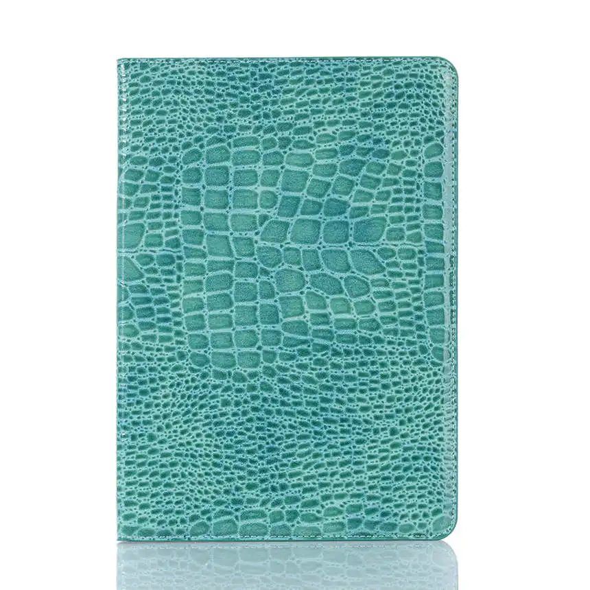 Blue Крокодиловый Чехол для iPad 10,2, 7-й чехол-карандаш, роскошный смарт-чехол Aotu-Sleep из искусственной кожи, чехол-карандаш для iPad 10,2 - Цвет: Blue