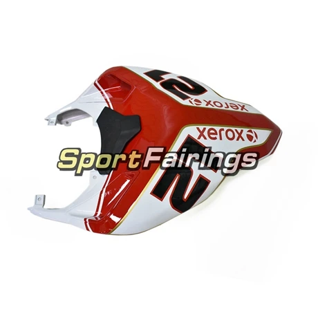 Красный, Белый Полный обтекатели для поездок на мотоцикле Ducati 1198 1098 848 2007 2008 2009 2010 2011 2012 ABS Пластик мотоциклетный Кузов+ бак из стеклопластика