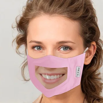 

In Stock Comfortable Dustproof Adult With Clear Window Visible Expression For The Deaf And Hard Of Hearing Health Care