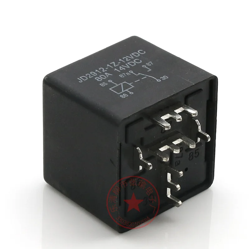 

80A Automobile Relay 12V JD1912 Electric Relay PCB Board Electric Relay JD2912-1H-12 V DC