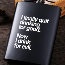 Flagon Alcohol-Bottle Whisky Laser-Engraved-Logo Hip-Flask Vodka Metal Stainless-Steel